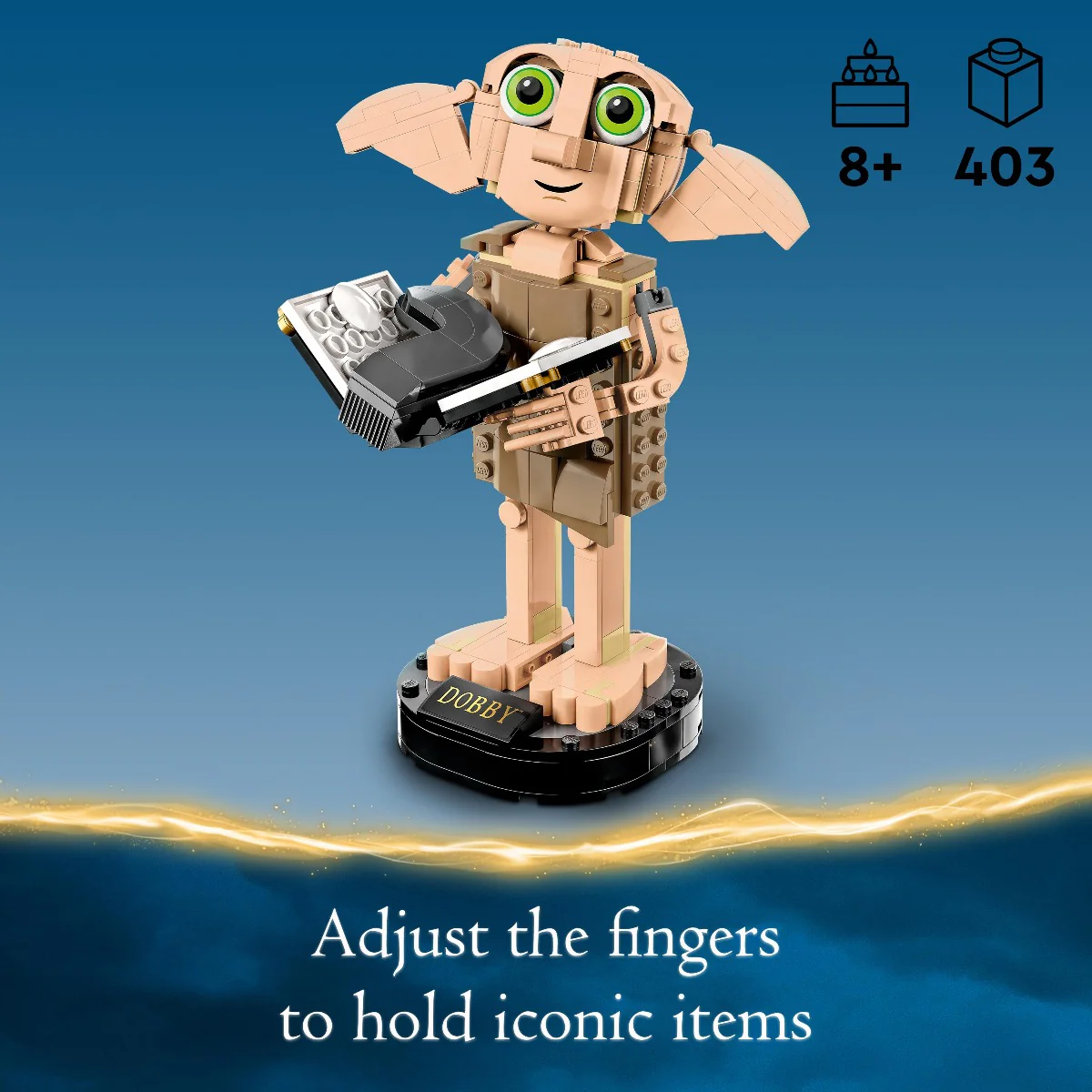LEGO 76421 Harry Potter Dobby the House-Elf Toy Figure - Image 9