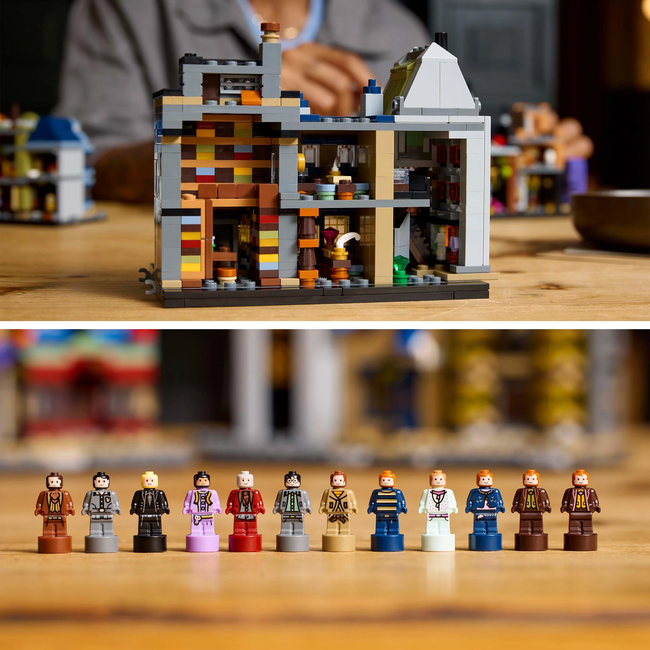 LEGO 76444 Harry Potter Diagon Alley Wizarding Shops Set for Adults - Image 5