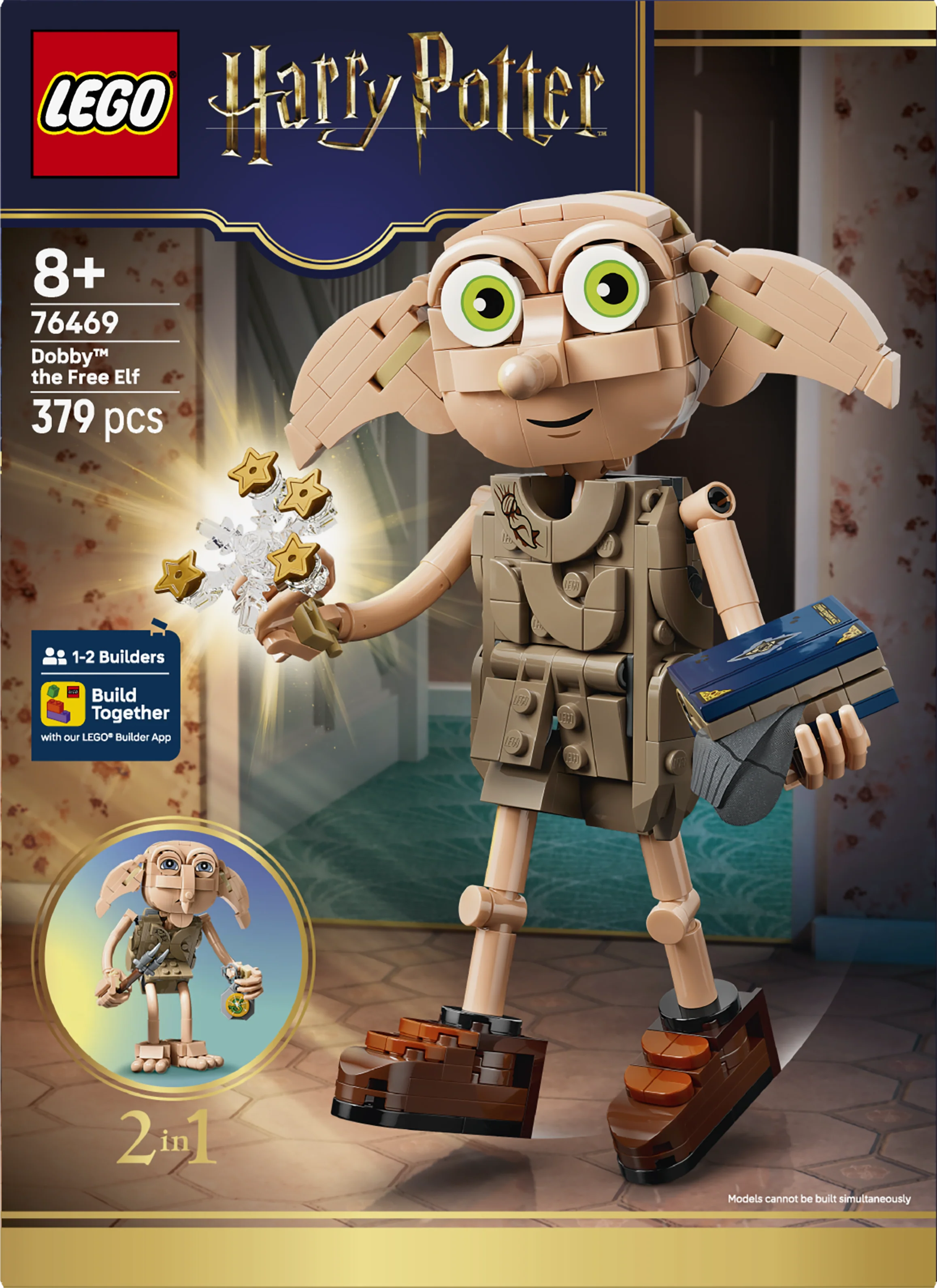 LEGO 76469 Harry Potter™ Dobby™ the Free Elf Building Toy - Image 5