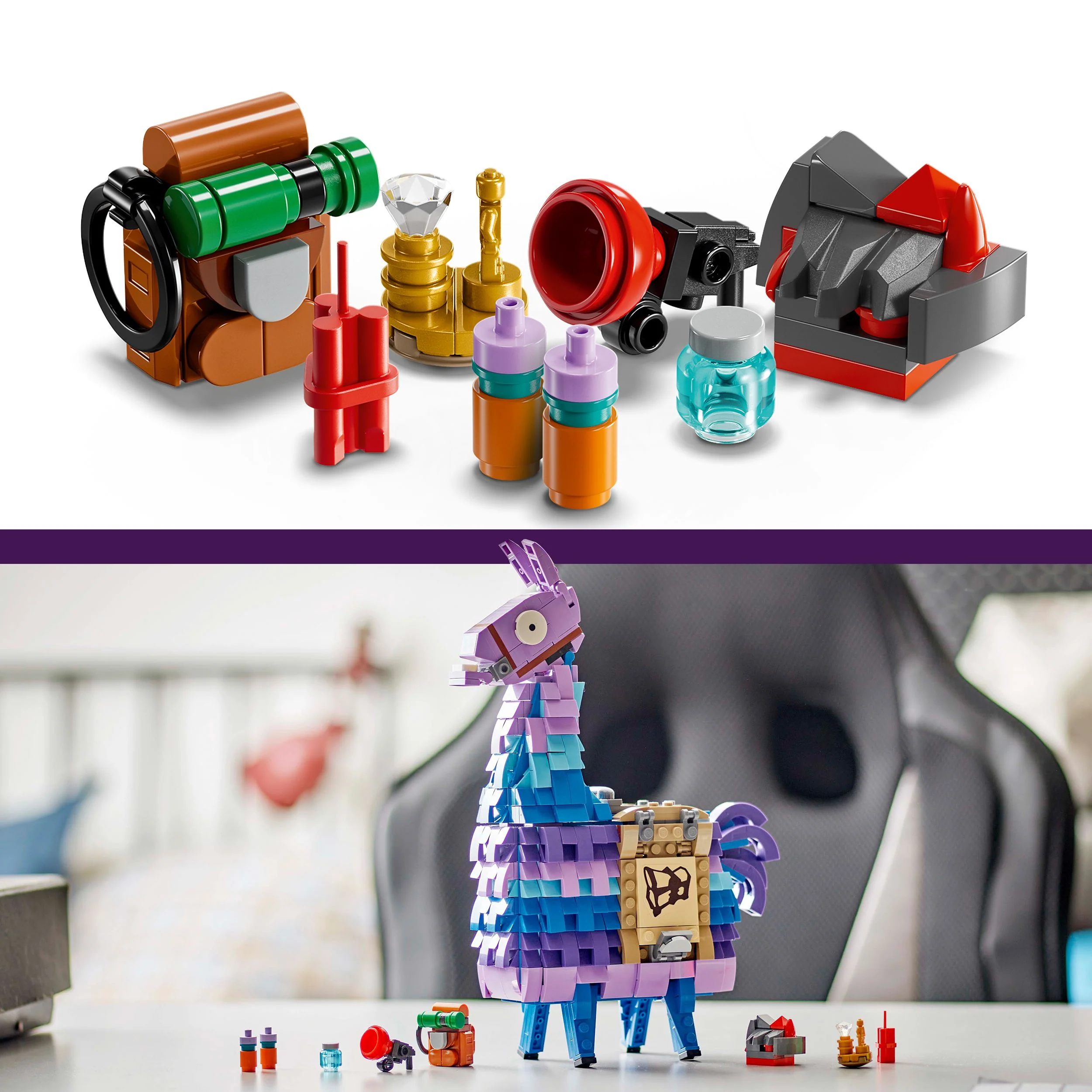 LEGO 77071 Fortnite Supply Llama Video Game Character Building Toy - Image 3