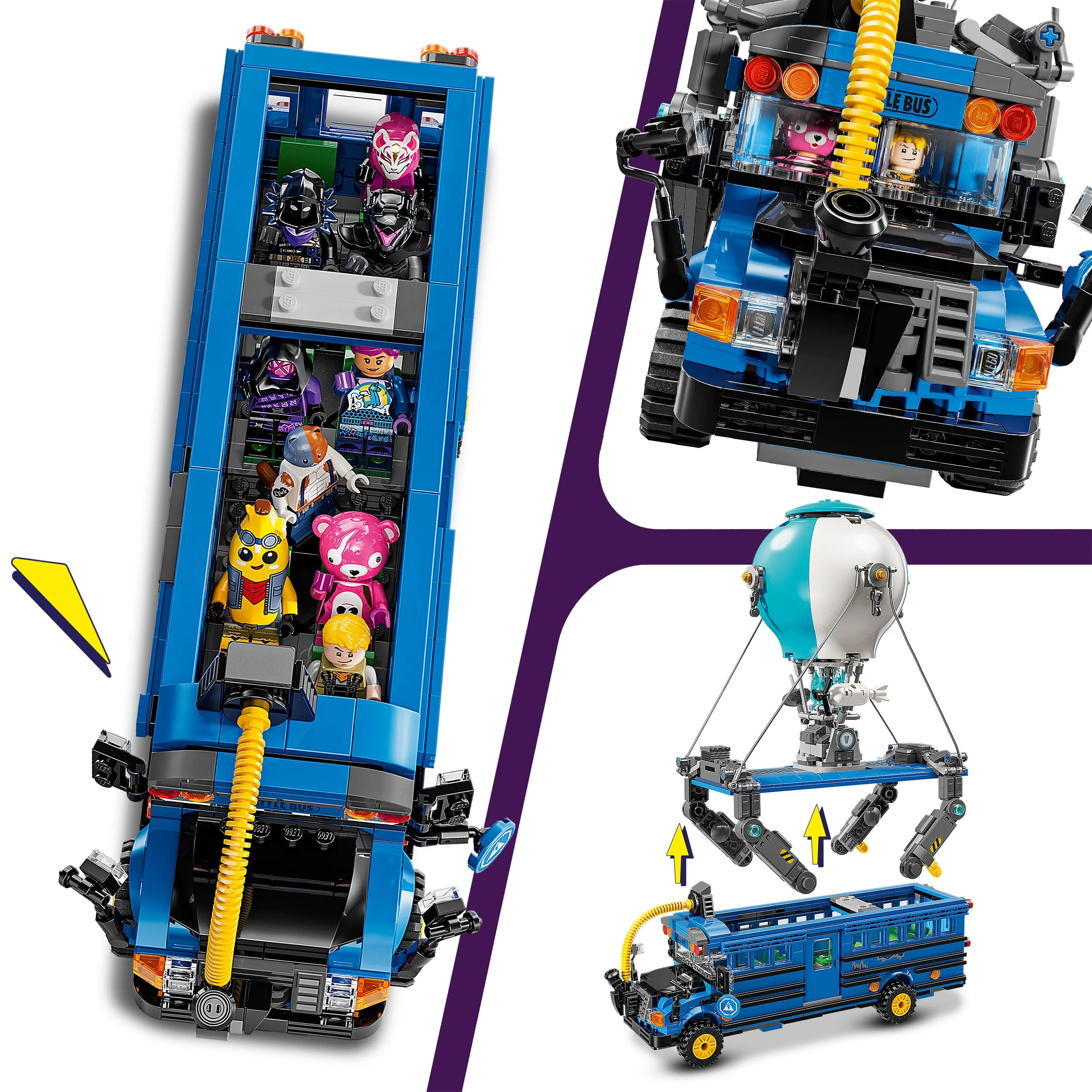 LEGO 77073 Fortnite Battle Bus Video Game Toy with Characters - Image 4