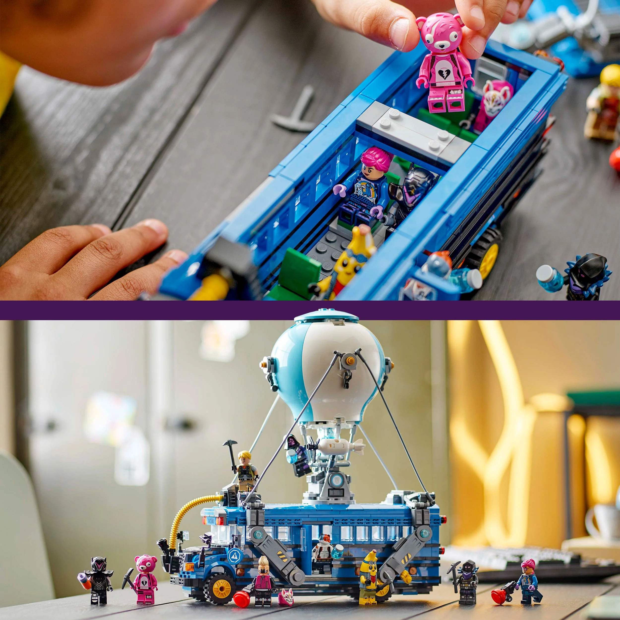 LEGO 77073 Fortnite Battle Bus Video Game Toy with Characters - Image 5