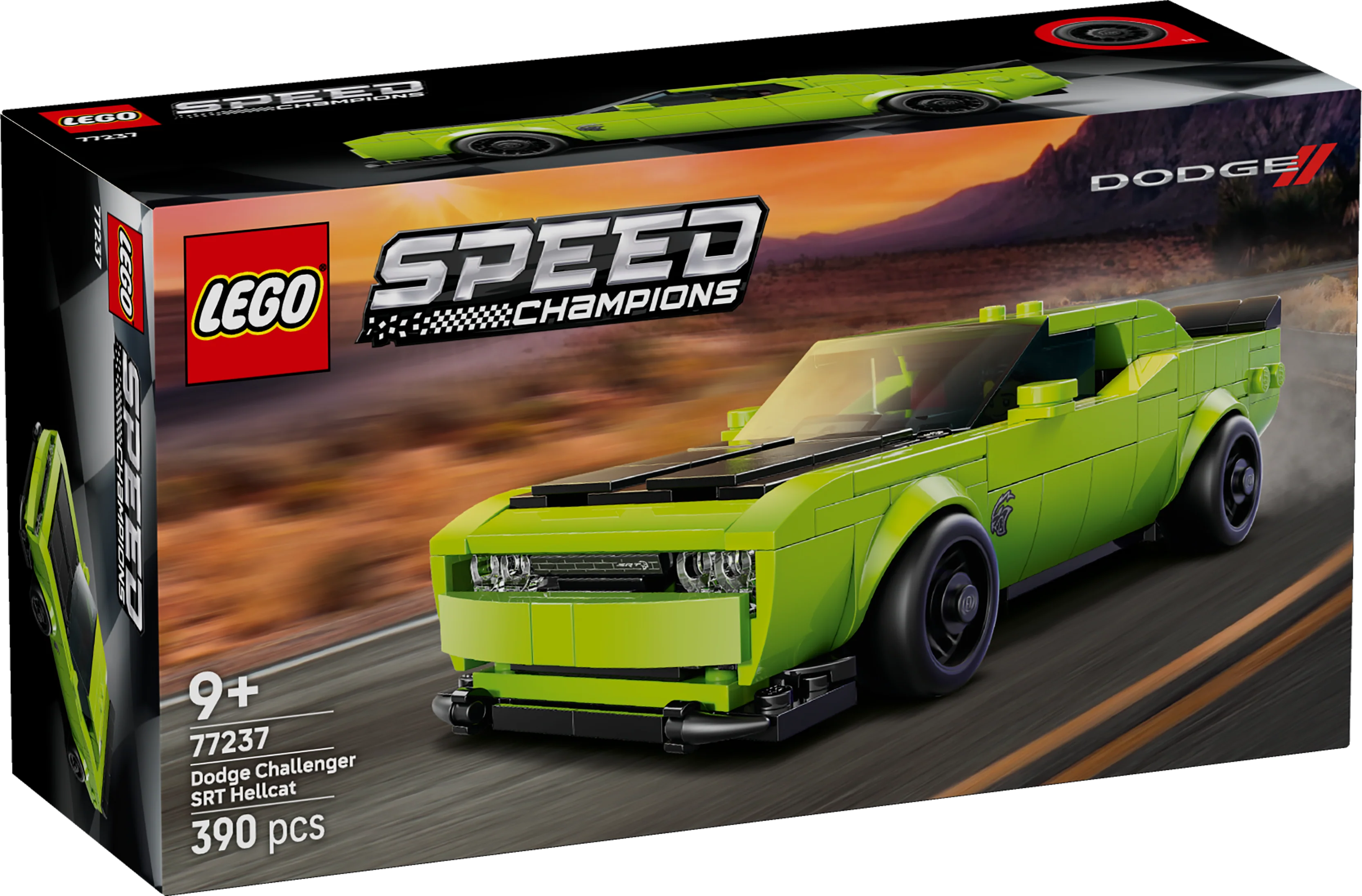 LEGO 77237 Speed Champions Dodge Challenger SRT Hellcat Sports Car Toy