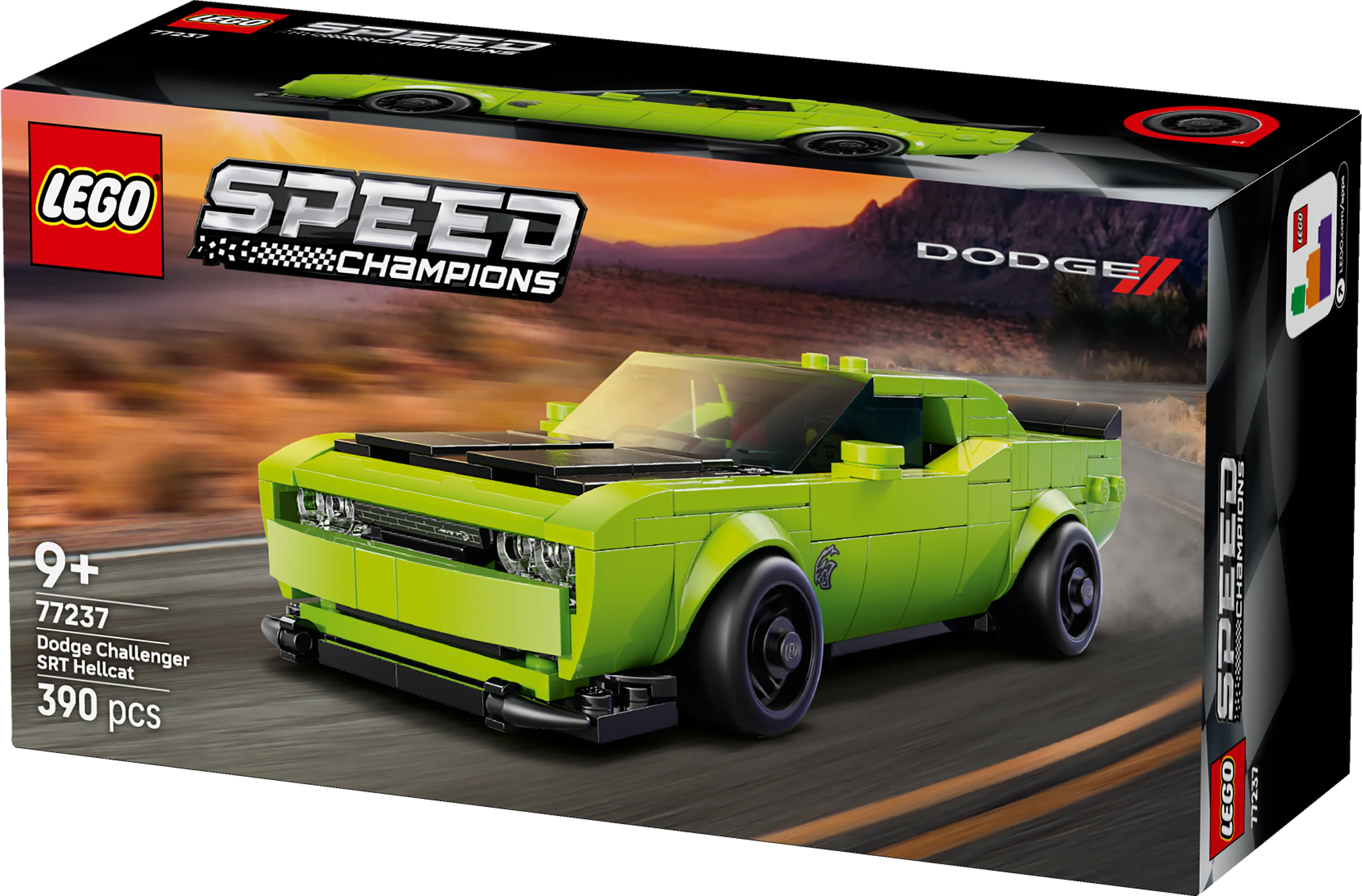 LEGO 77237 Speed Champions Dodge Challenger SRT Hellcat Sports Car Toy - Image 2