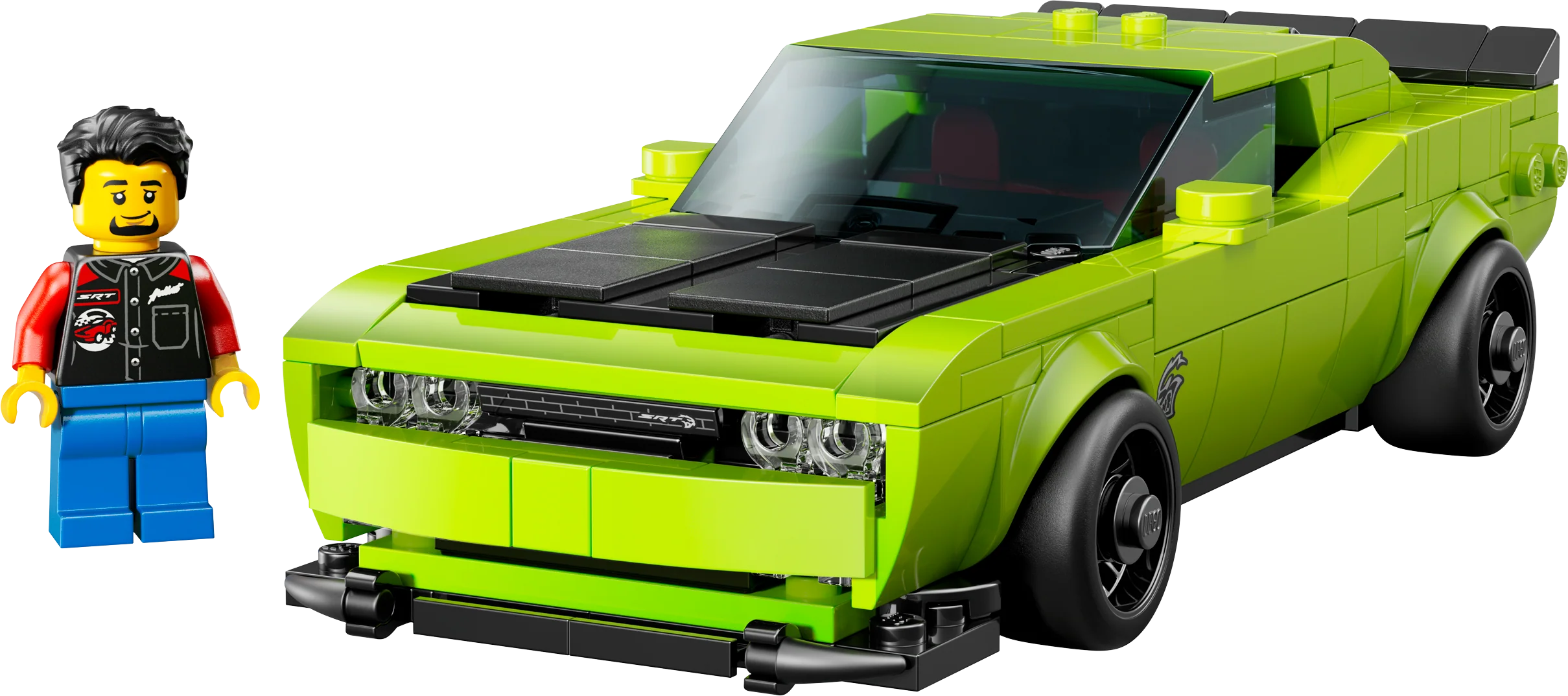 LEGO 77237 Speed Champions Dodge Challenger SRT Hellcat Sports Car Toy - Image 5