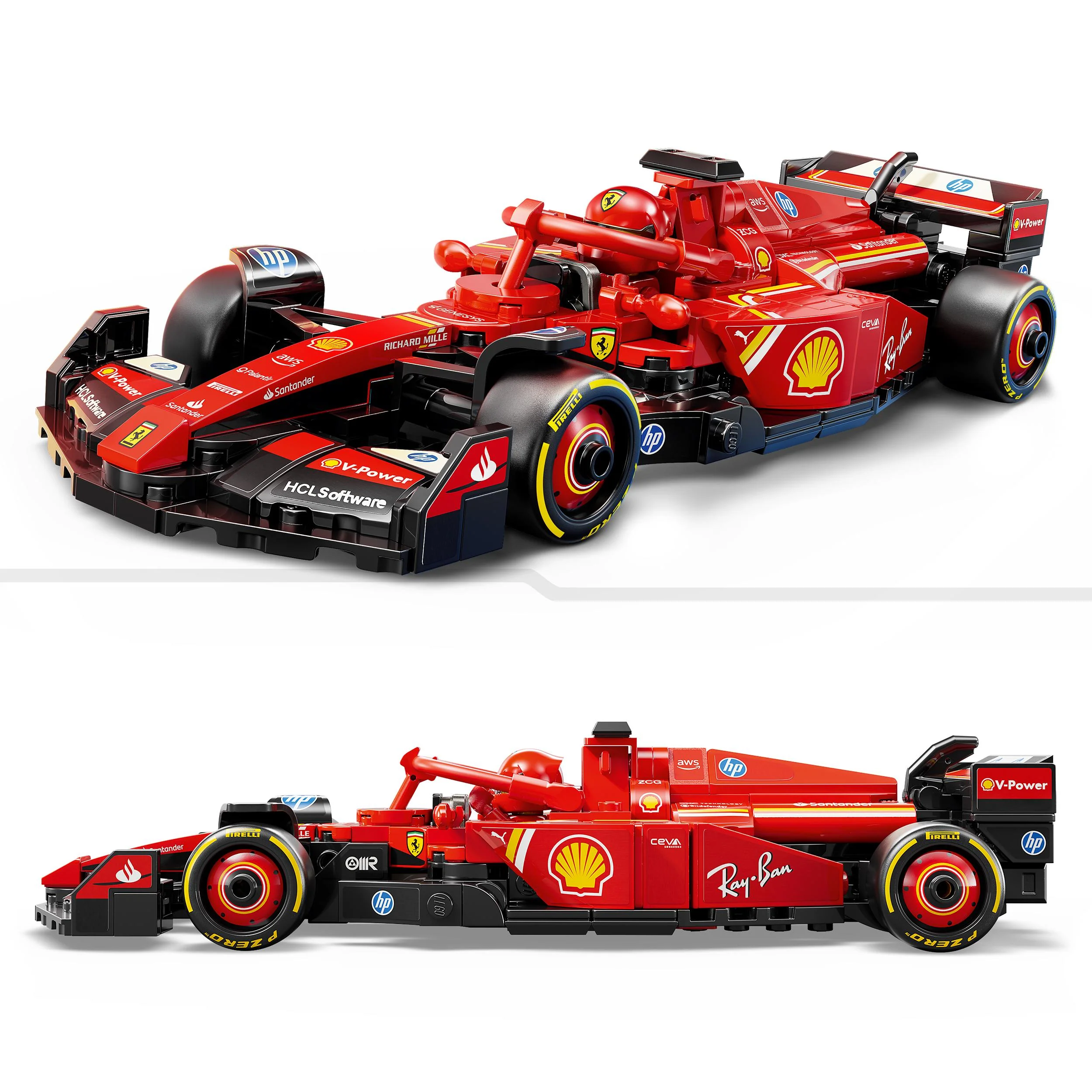 LEGO 77242 Speed Champions Ferrari SF-24 F1 Race Car Toy - Image 3