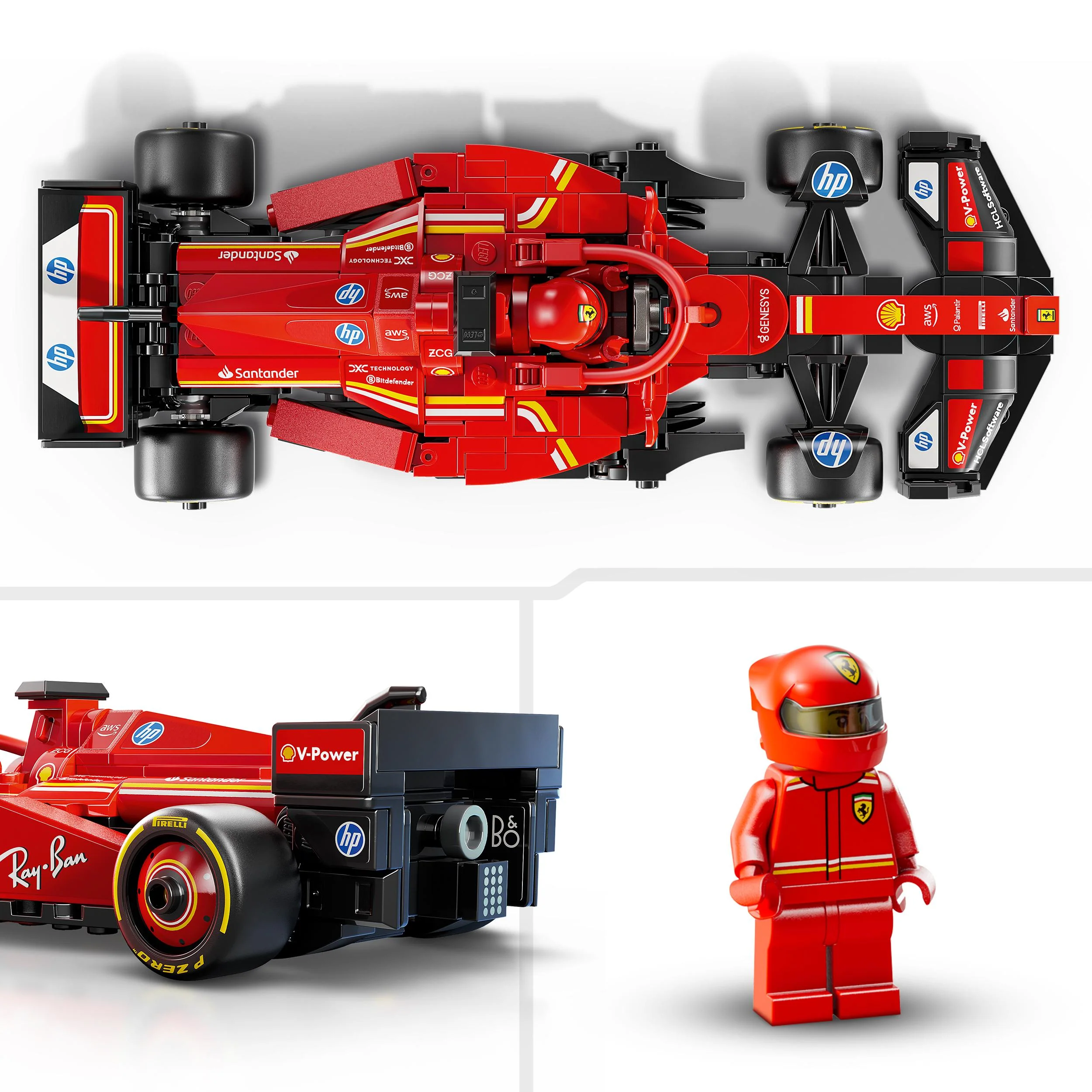 LEGO 77242 Speed Champions Ferrari SF-24 F1 Race Car Toy - Image 4