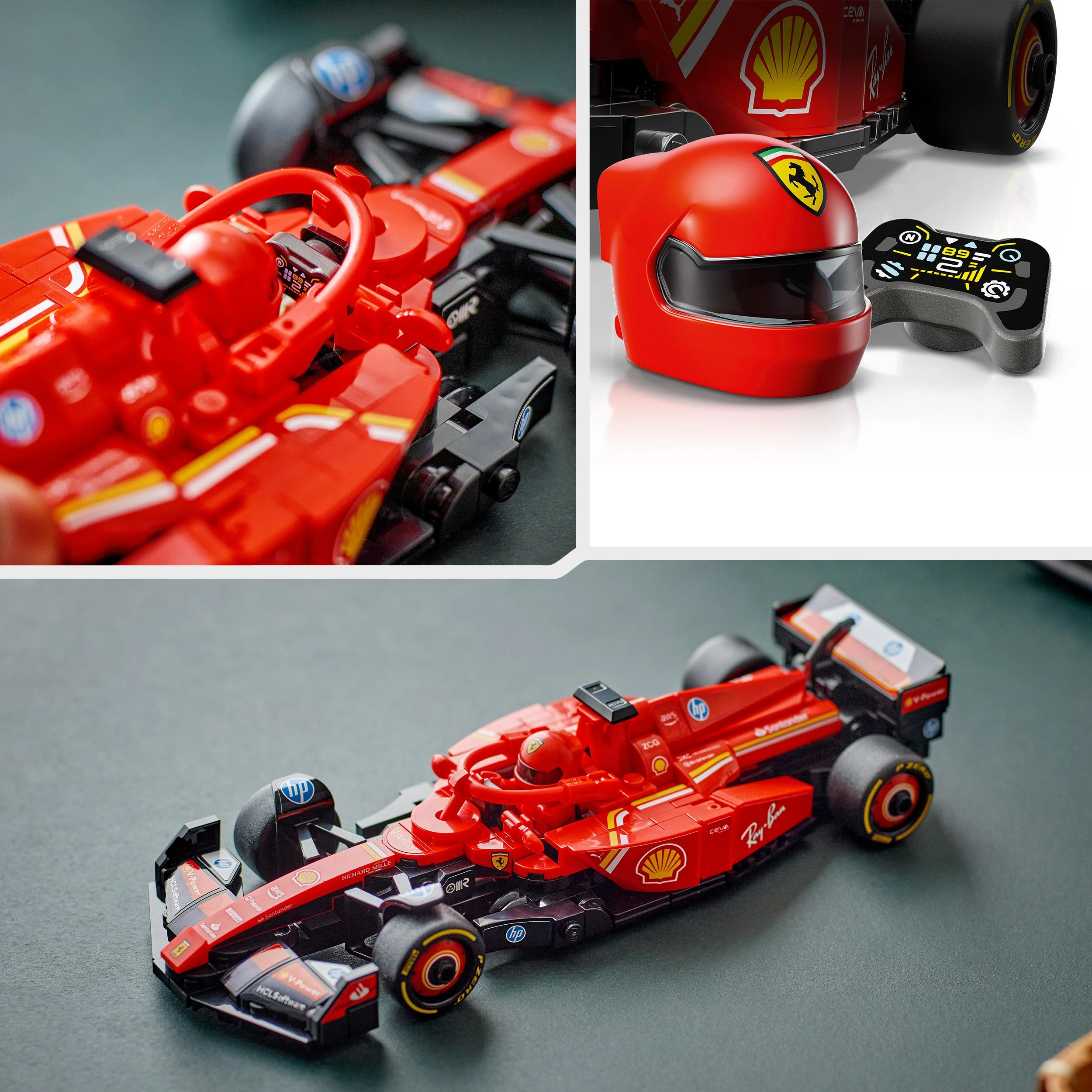 LEGO 77242 Speed Champions Ferrari SF-24 F1 Race Car Toy - Image 6