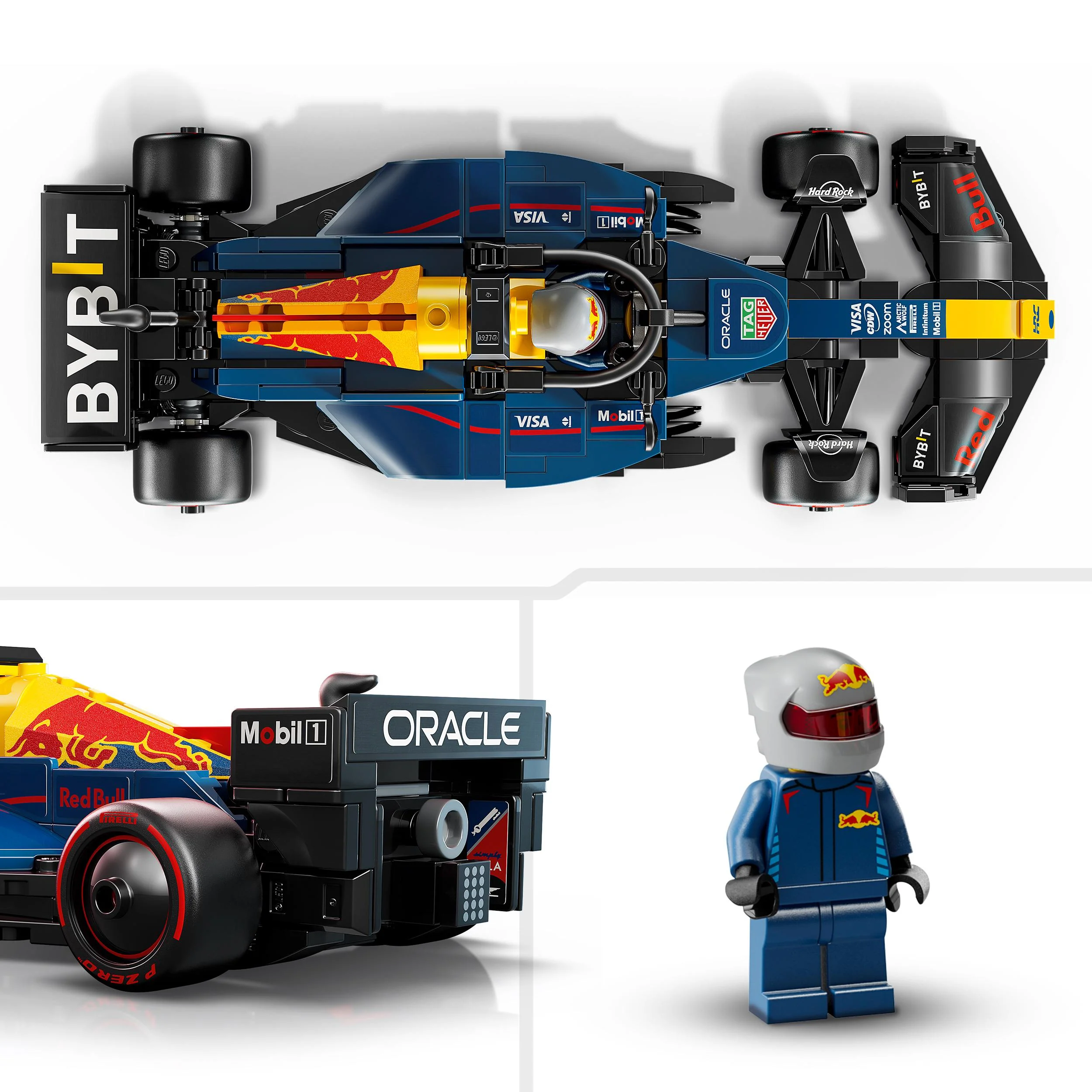 LEGO 77243 Speed Champions Oracle Red Bull Racing RB20 F1 Race Car Toy - Image 4