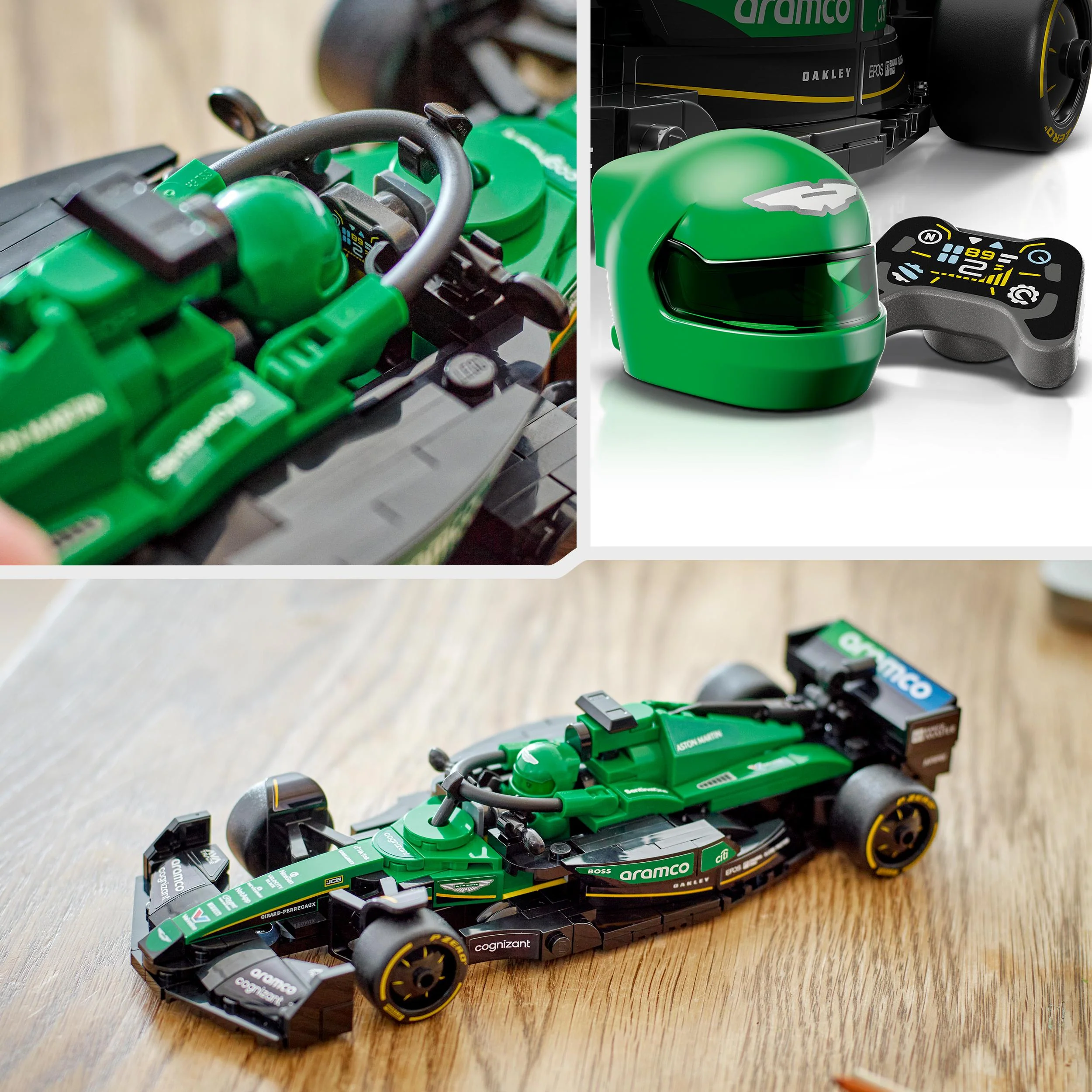 LEGO 77245 Speed Champions Aston Martin Aramco F1 AMR24 Race Car Toy - Image 5