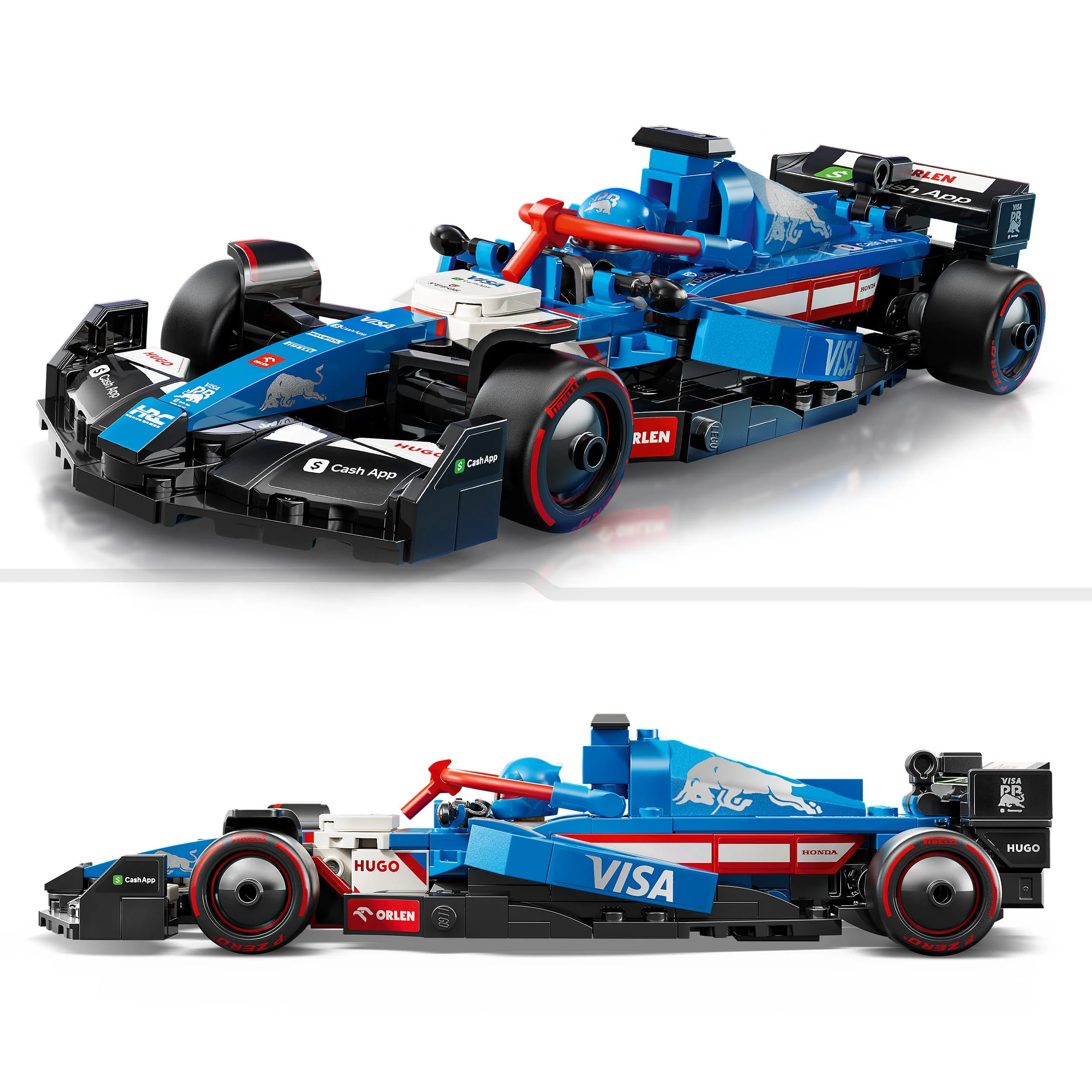 LEGO 77246 Speed Champions Visa Cash App RB VCARB 01 F1 Race Car Set - Image 4
