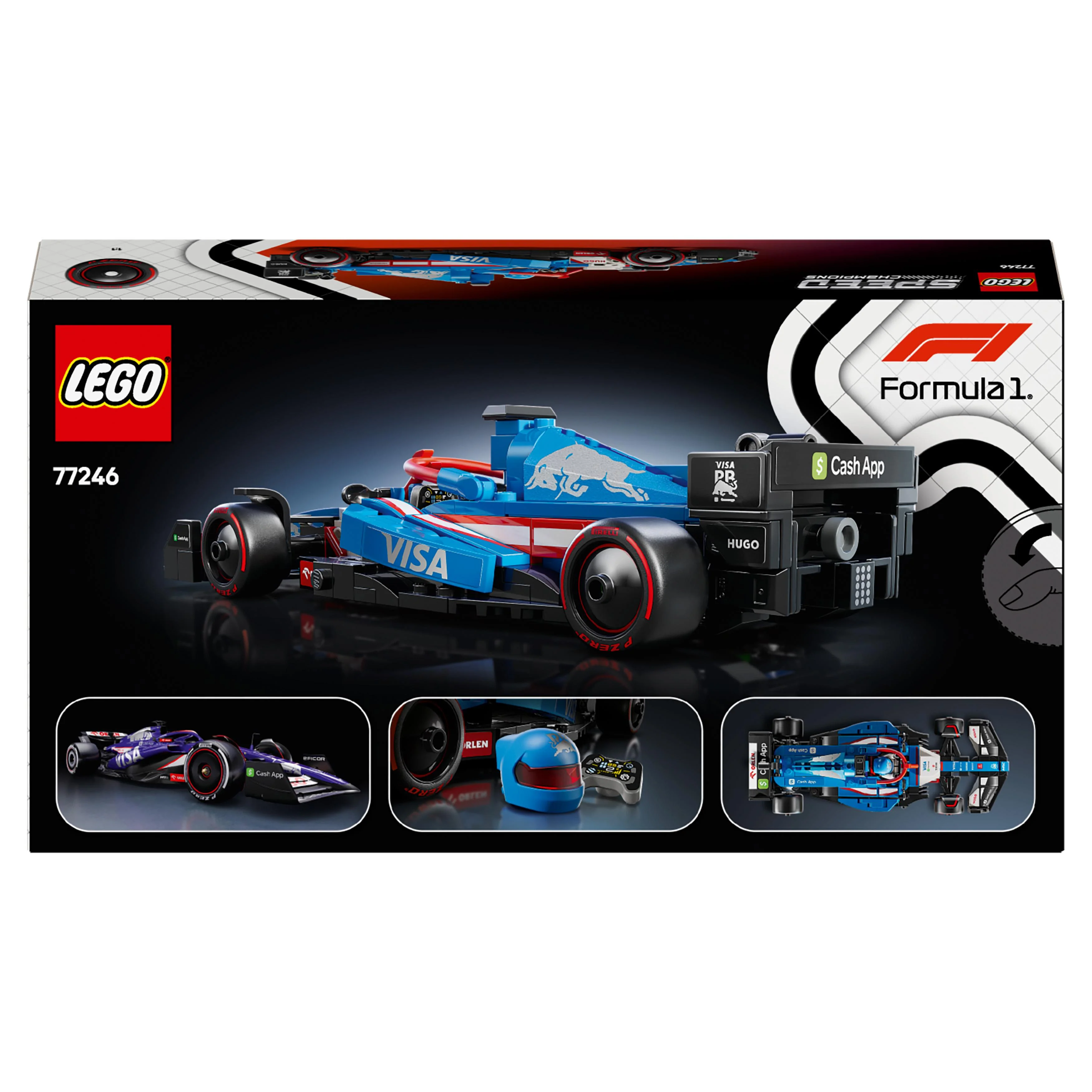 LEGO 77246 Speed Champions Visa Cash App RB VCARB 01 F1 Race Car Set - Image 6