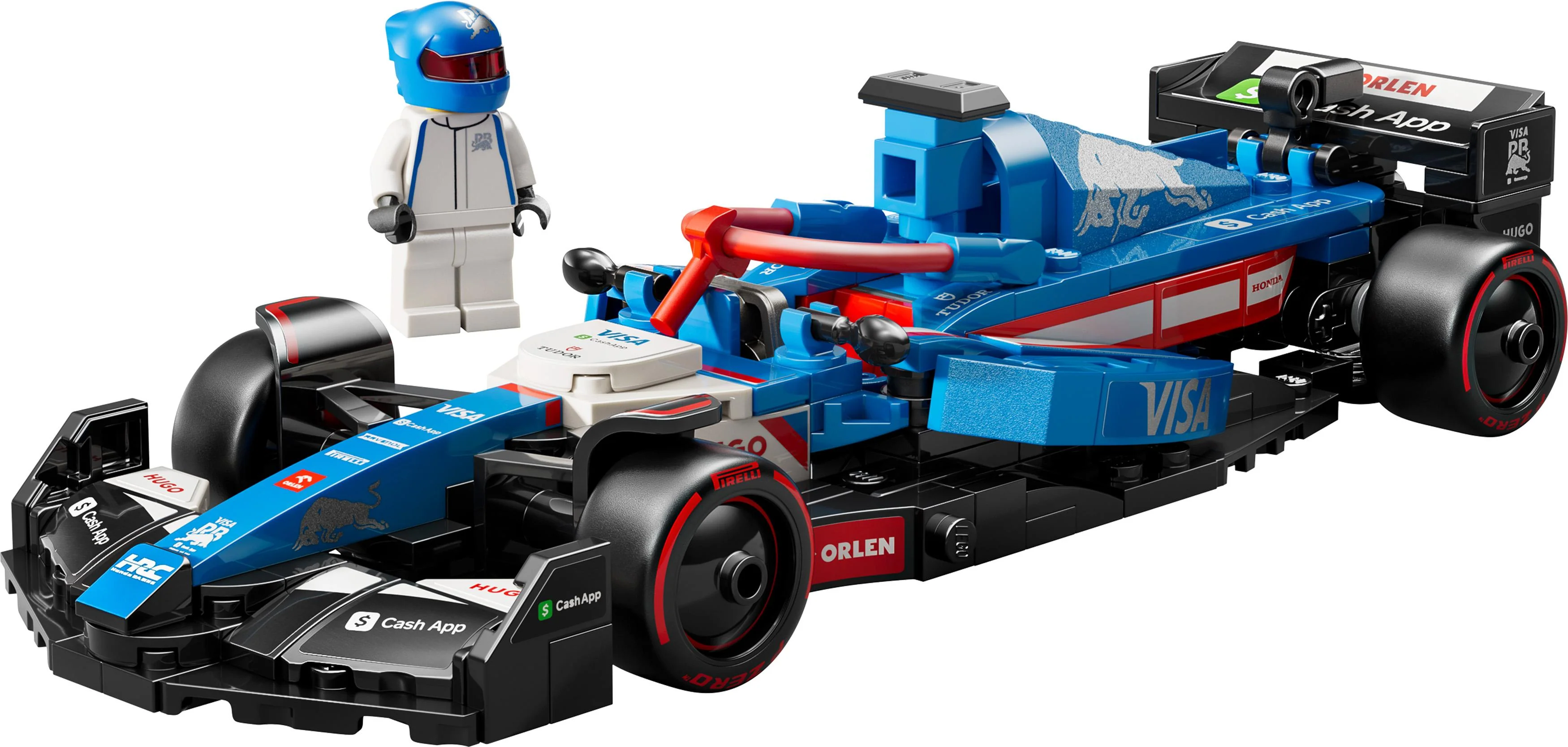 LEGO 77246 Speed Champions Visa Cash App RB VCARB 01 F1 Race Car Set - Image 7