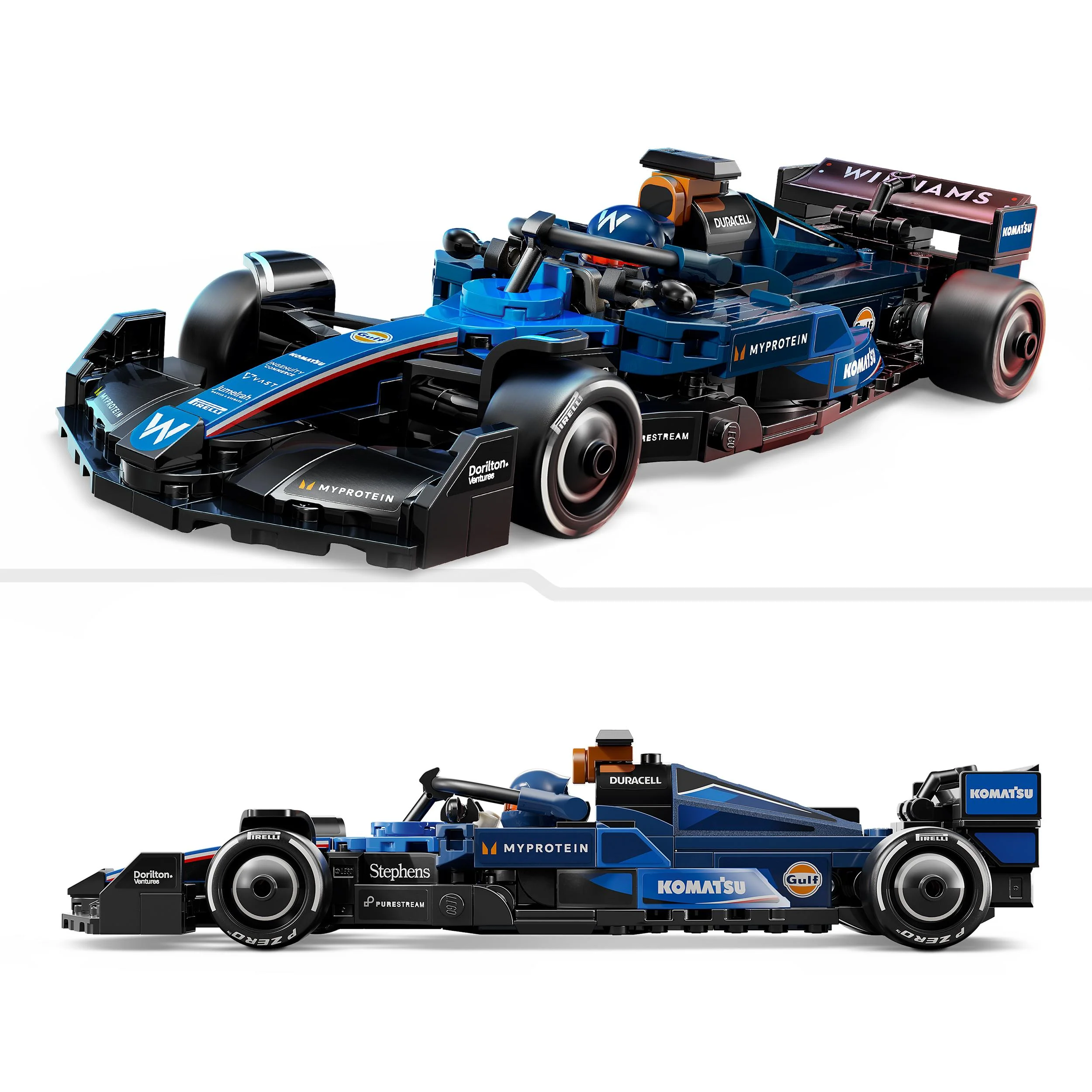 LEGO 77249 Speed Champions Williams Racing FW46 F1 Race Car Toy - Image 4