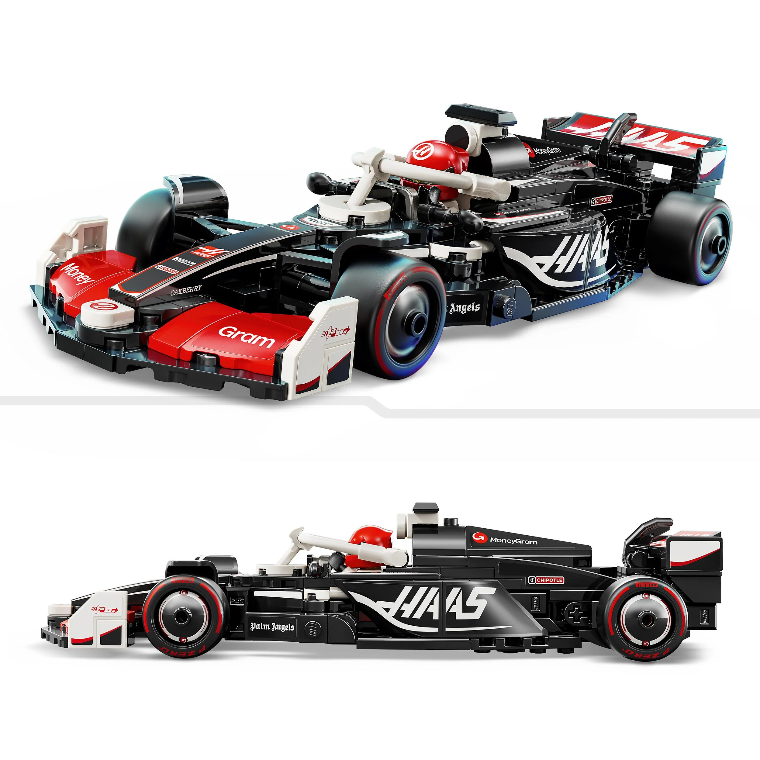 LEGO 77250 Speed Champions MoneyGram Haas F1 Team VF-24 Race Car Toy - Image 3
