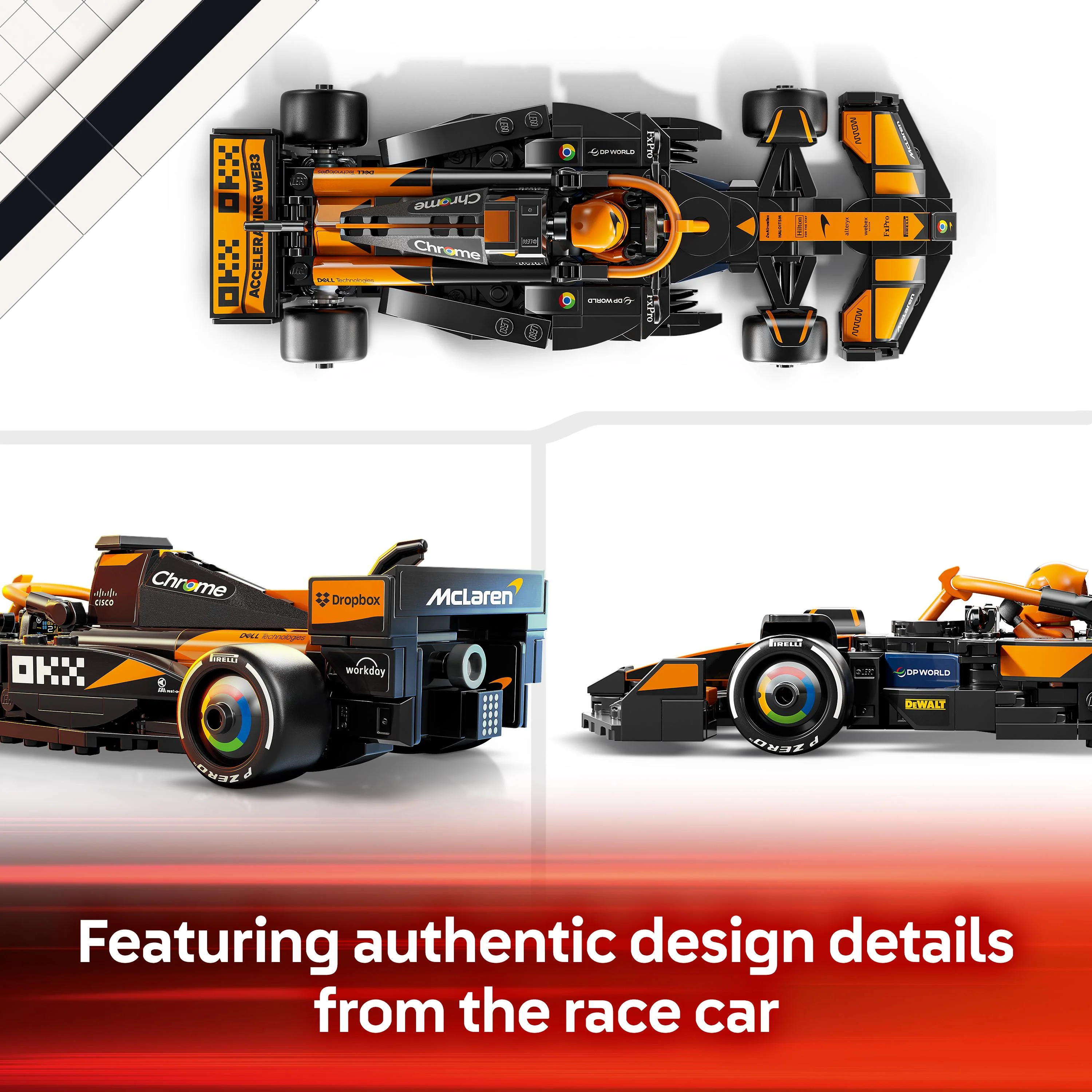 LEGO 77251 Speed Champions McLaren F1 Team MCL38 Race Car Toy - Image 12