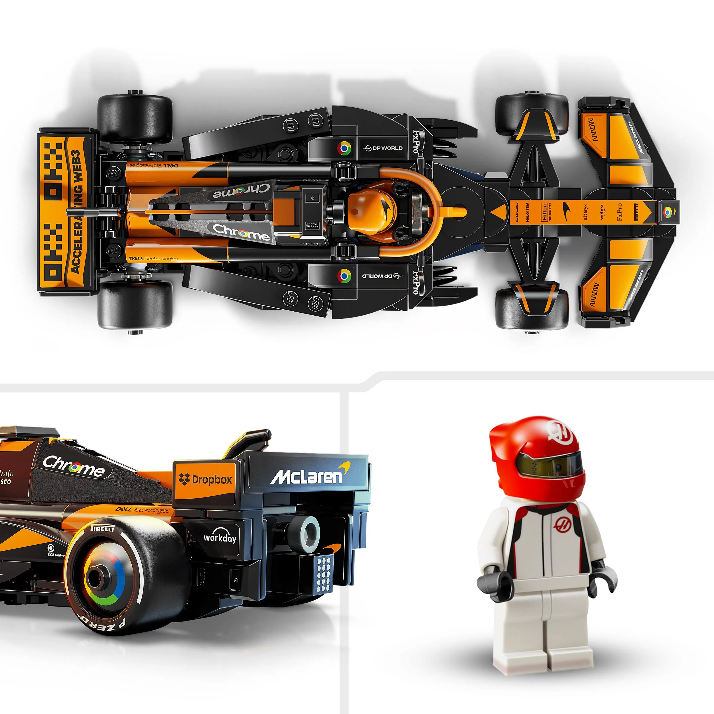 LEGO 77251 Speed Champions McLaren F1 Team MCL38 Race Car Toy - Image 6