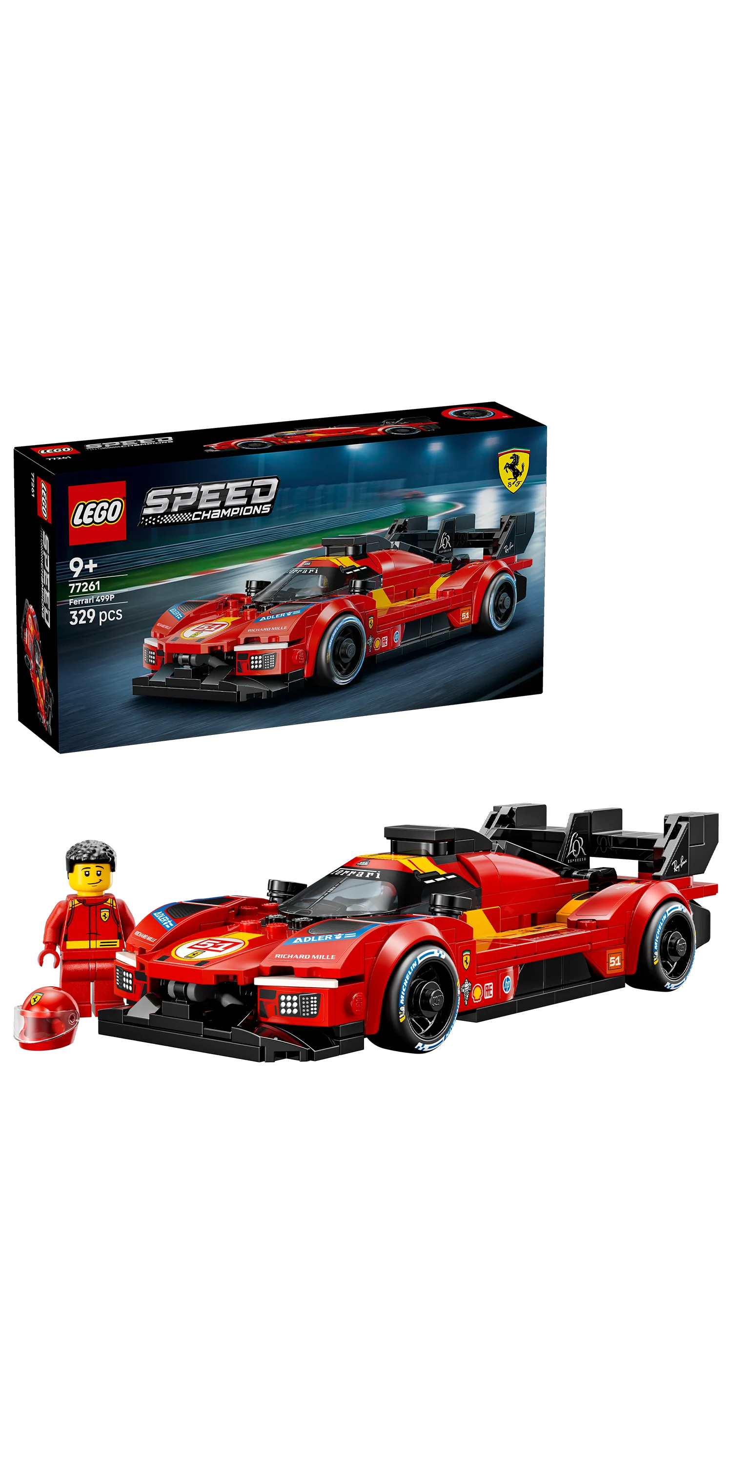 LEGO 77261 Speed Champions Ferrari 499P Ferrari Merch - Image 2