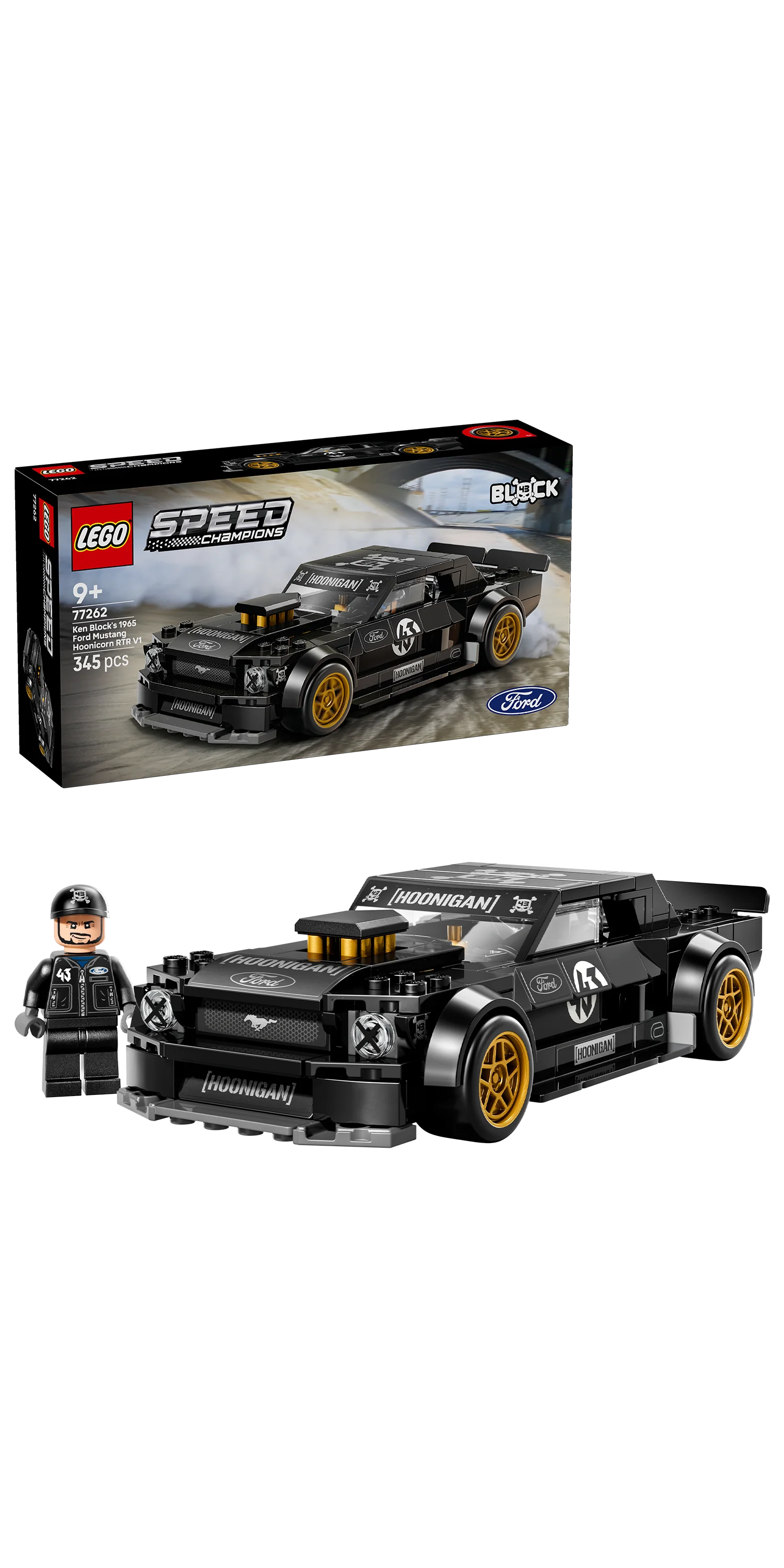 LEGO 77262 Speed Champions Ken Block’s ’65 Ford Mustang Hoonicorn V1 - Image 4