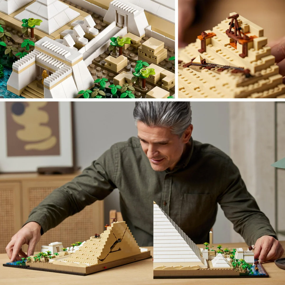 LEGO 21058 Architecture Great Pyramid of Giza Home Décor - Image 5